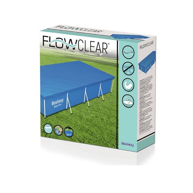 Bestway Krycia plachta na bazén s konštrukciou 400x211 cm 58107