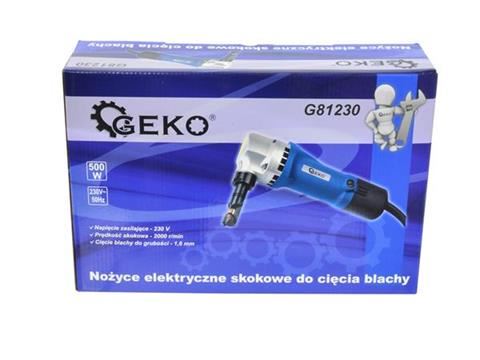 Elektrické nožnice na plech 550W - GEKO G81230