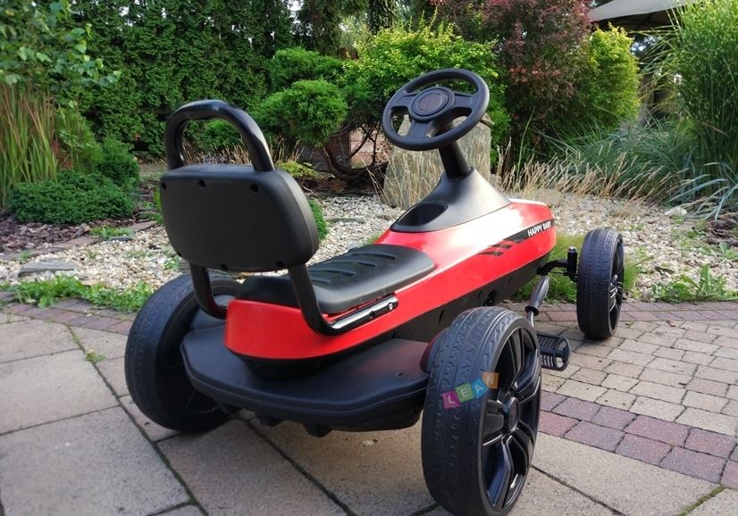 Motokára GM01 s EVA kolesami, nosnosť 30kg, červená