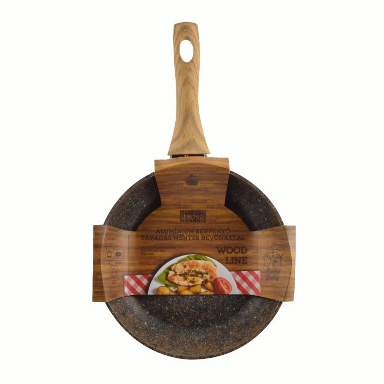 Perfect Home 13077 Wood line panvica s nepriľnavým povrchom 22cm