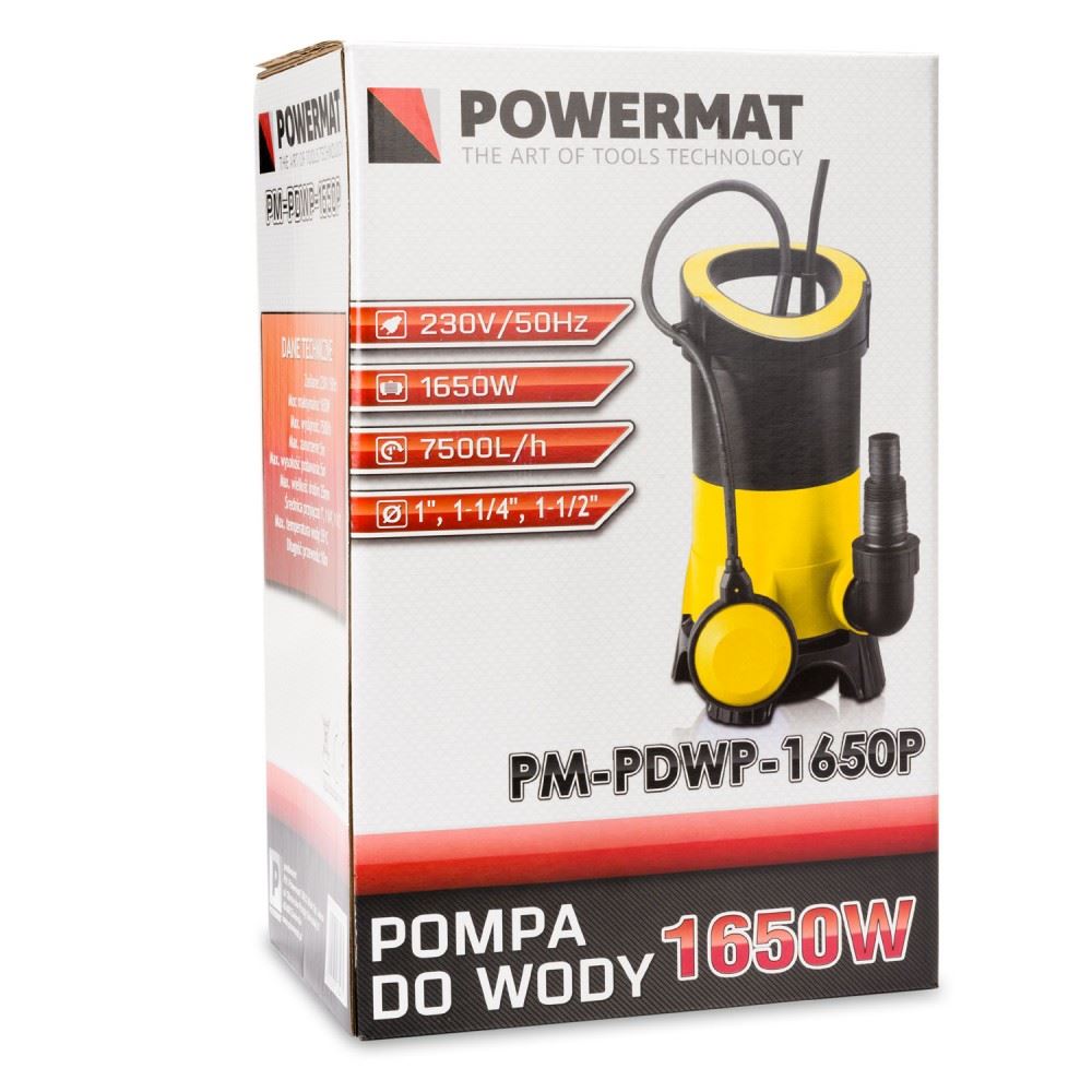 Ponorné čerpadlo PM-PDWP-1650P - POWERMAT