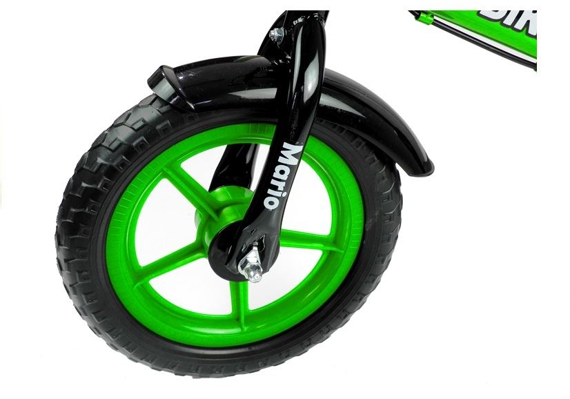 LeanToys Odrážadlo Mario 12" zelené l2626
