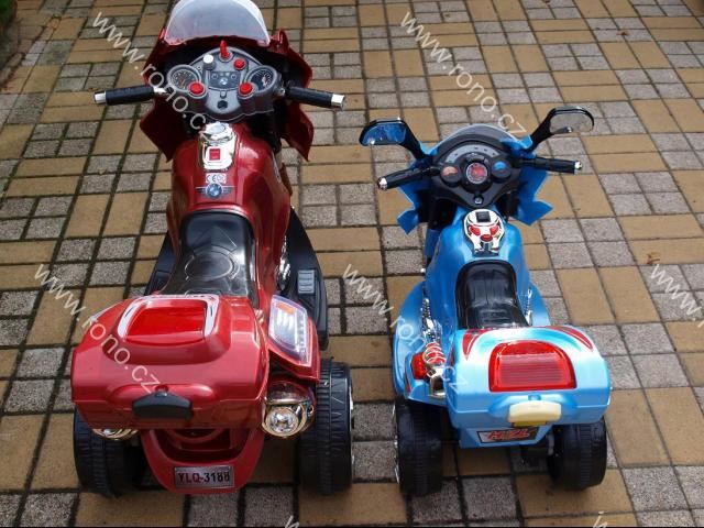 Detská elektrická motorka Viper Policie, čierna