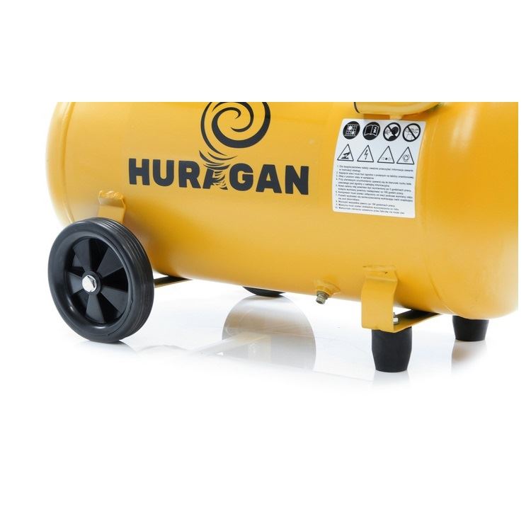 Olejový kompresor dvojvalcový 50L 3HP - HURAGAN M88002