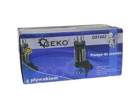 Ponorné kalové čerpadlo WQD3-7-0.75 s plavákom - GEKO G81442
