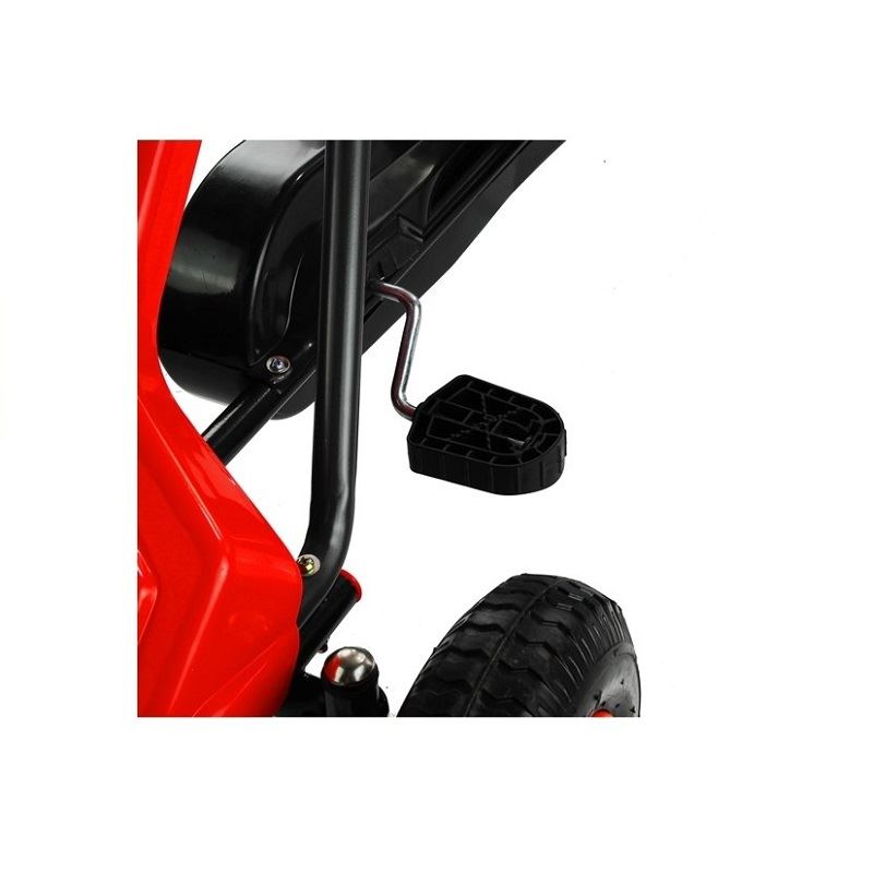 LeanToys l3829  LeanToys Šľapacia motokára Speed, nafukovacie kolesá, voľnobeh, červená