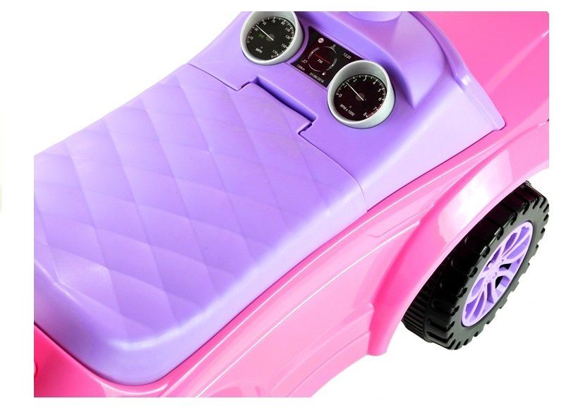 LeanToys Detské odrážadlo 613W ružové + ružové svetlá L2890