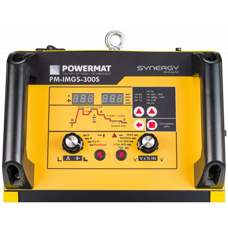 Invertorový poloautomat 280A MIG/MAG/MMA PM-IMGS-300S - POWERMAT