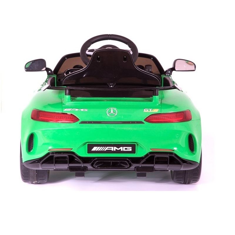LeanToys l2881 Elektrické autíčko Mercedes-Benz GTR, 12V, 2,4 GHz dialkové ovládanie, otváravé dvere, zelená