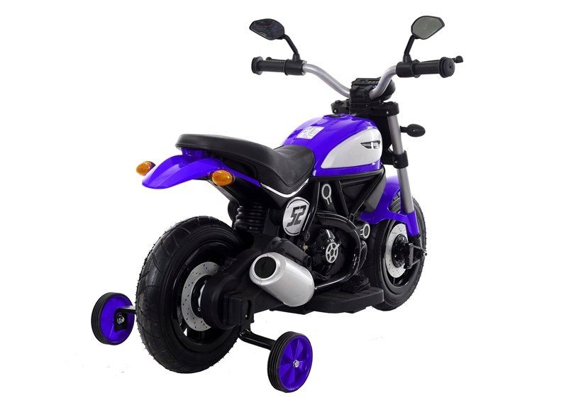 LeanToys Elektrická motorka pre deti QK307 - rôzne farby, predné LED svetlá, MP3, USB
