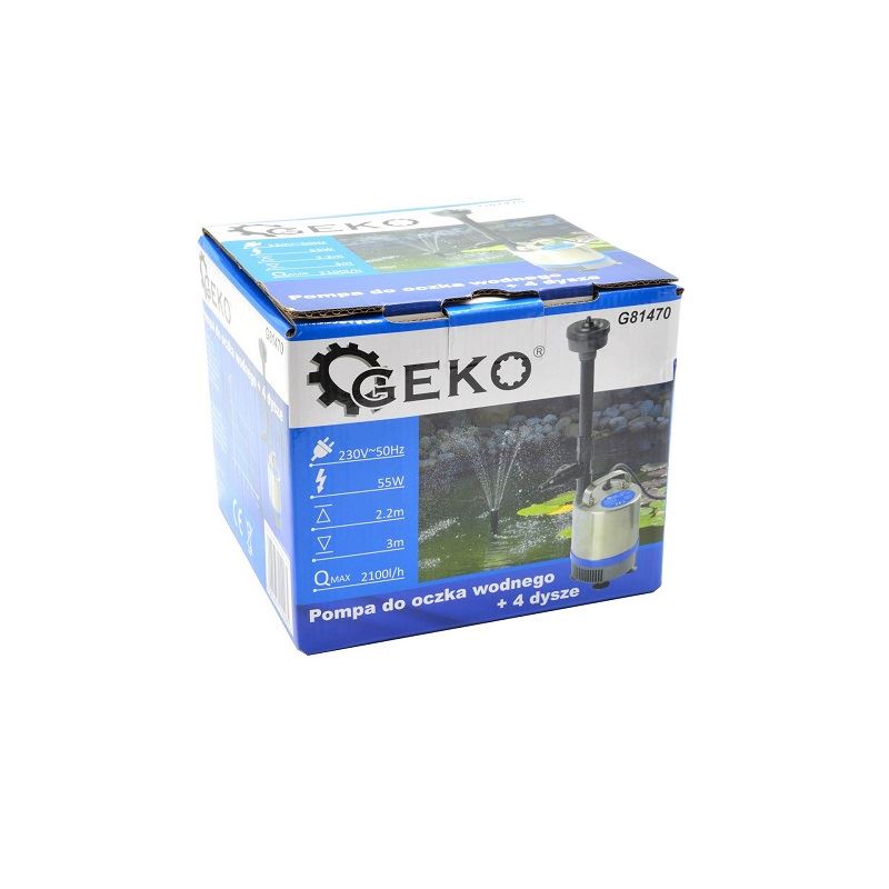 Jazierkové čerpadlo s fontánou - GEKO G81470