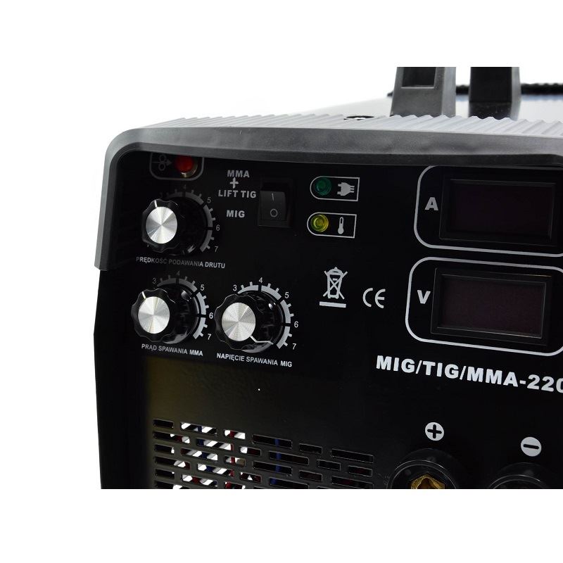 Zváračka MIG, MAG, MMA, TIG 220A 230V - GEKO G80096
