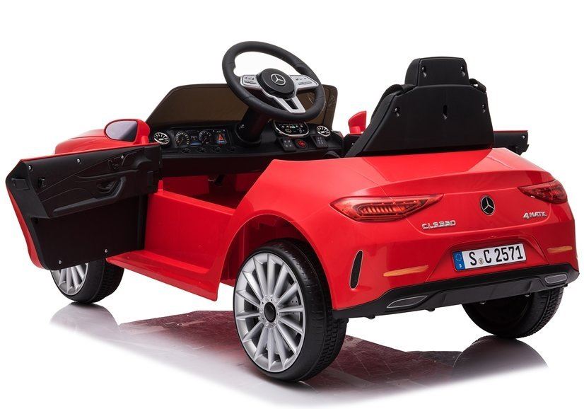 Lean Toys elektrické autíčko Mercedes CLS 350 nelakované 2020 2x45W motor 1x12V45Ah batéria červená