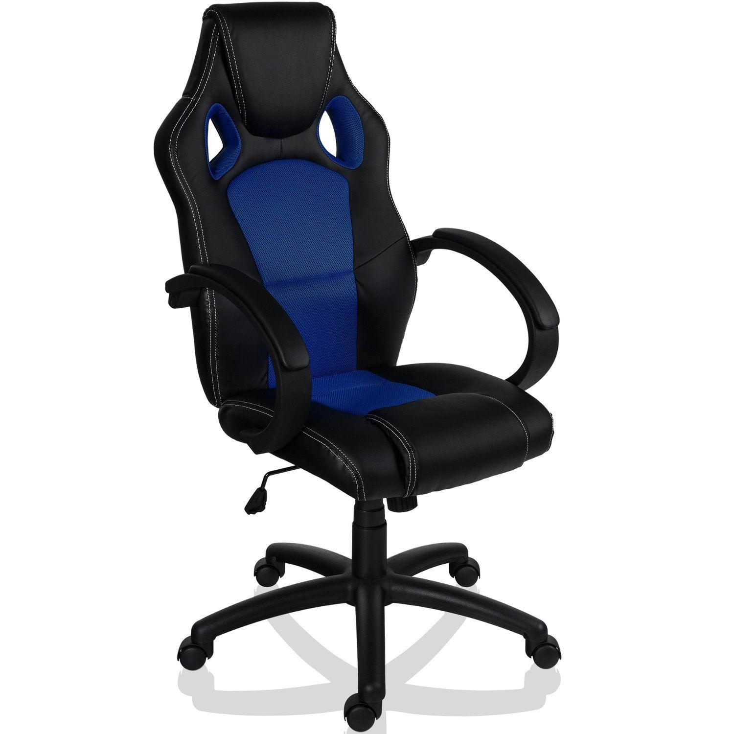 Otočná kancelárska stolička HEIPE RACER BLUE