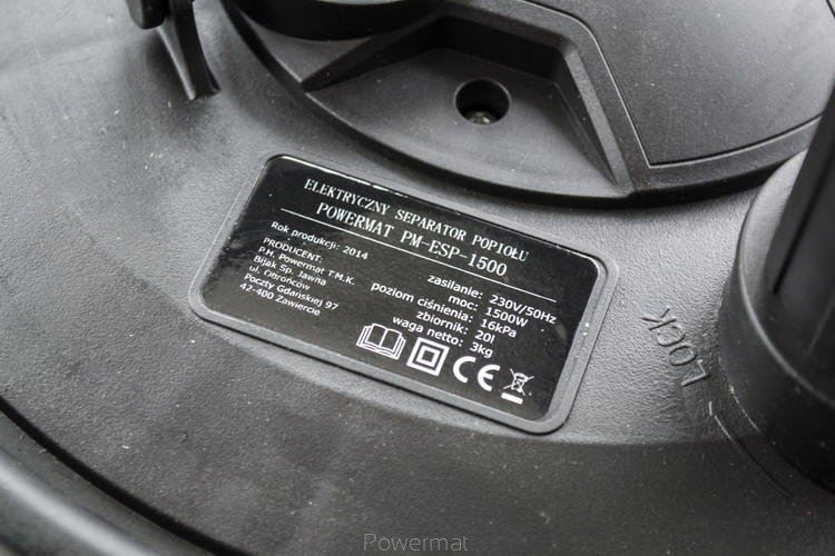 Vysávač na popol PM-ESP-1500 1500W - POWERMAT