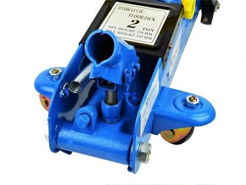Pojazdný hydraulický zdvihák 2T, výška zdvihu 135 - 335mm GEKO G01069