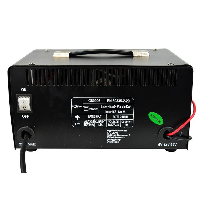 Nabíjačka 6/12/24V 15A G80006 - GEKO