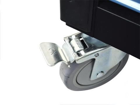 Geko G10831 SKRIŇA NA NÁRADIE pojazdný vozík s náradím 245 ks (Vozík s náradím 6 zásuviek / 2 prázdne)