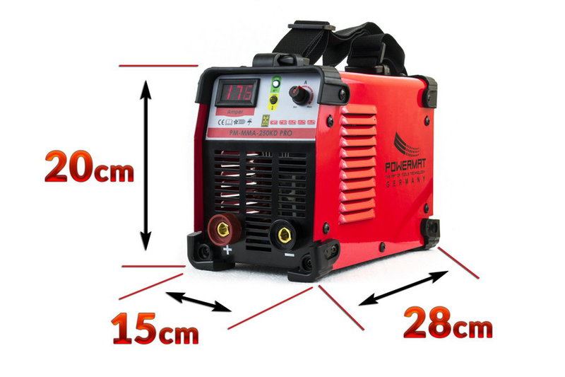 Invertorová zváračka 250A IGBT PM-MMA-250KD PRO - POWERMAT