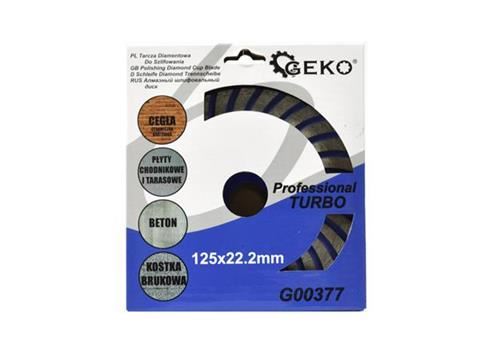 Kotúč diam. do brúsky 125mm turbo - GEKO G00377