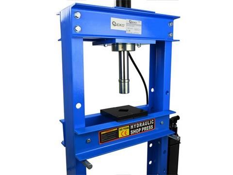 Hydraulický lis 30T s tlakomerom a dvojstupňové čerpadlo - GEKO G02083