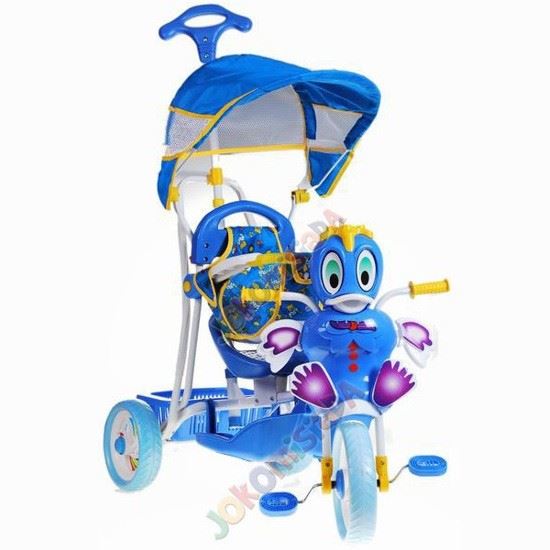 Detská skladacia trojkolka Trike RO0024 Ružová