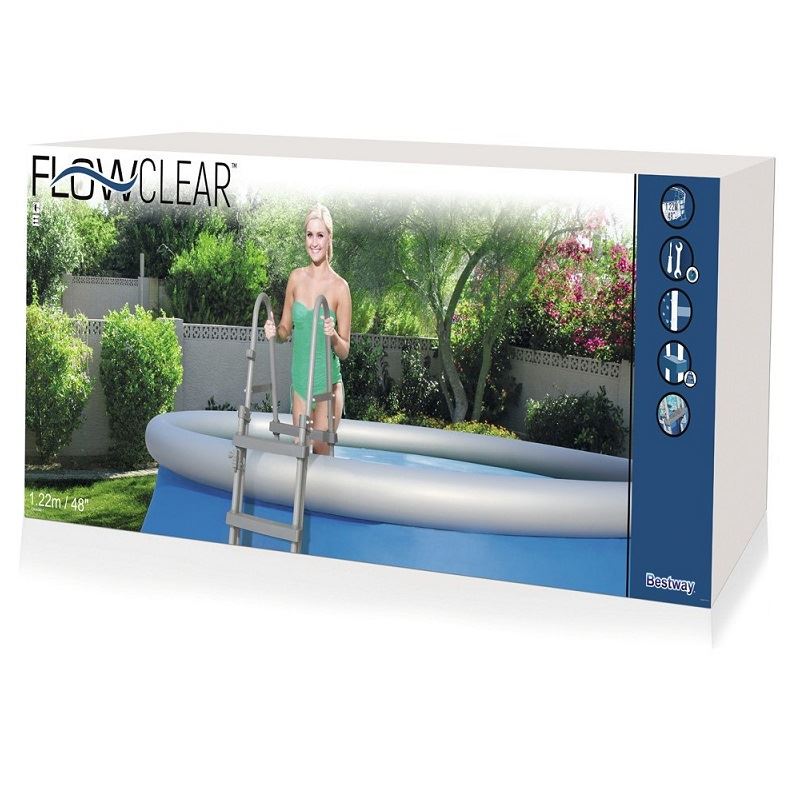 Bestway Schodíky s výškou 122cm, 58331
