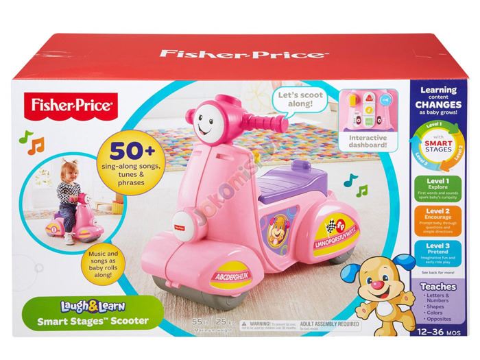 Odrážadlo Fisher Price Laugh & Learn Smart Hovoriaci skúter ZA2260