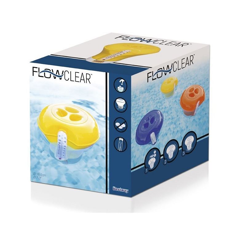 Bestway Dávkovač chémie s teplomerom 18,5cm, 58209