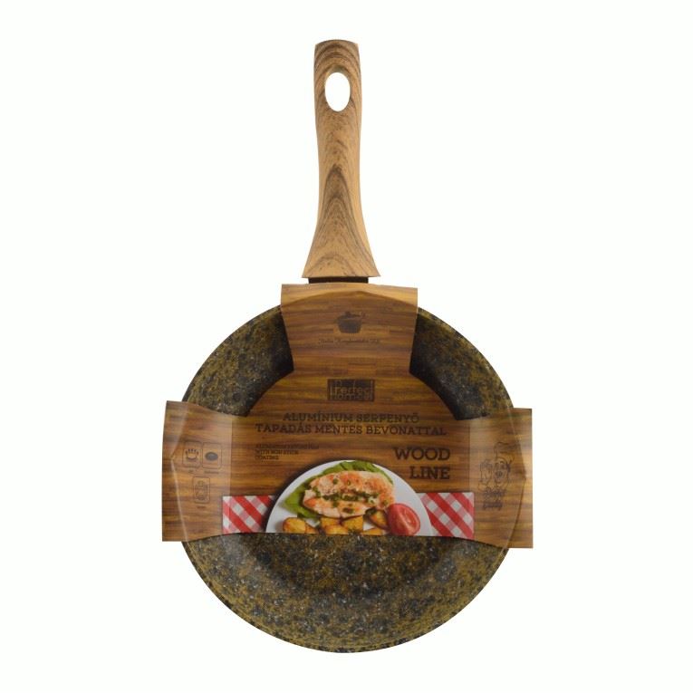Perfect Home 13077 Wood line panvica s nepriľnavým povrchom 22cm