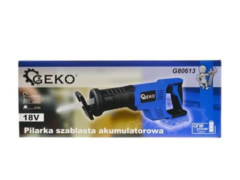 Akumulátorová chvostová píla 18V Li-ion - GEKO G80613