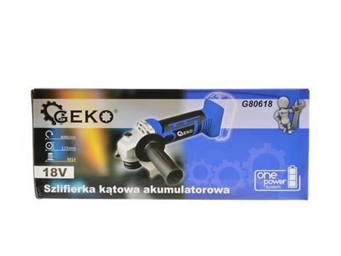 Akumulátorová uhlová brúska 115 mm 18 V Li-ion - GEKO G80618