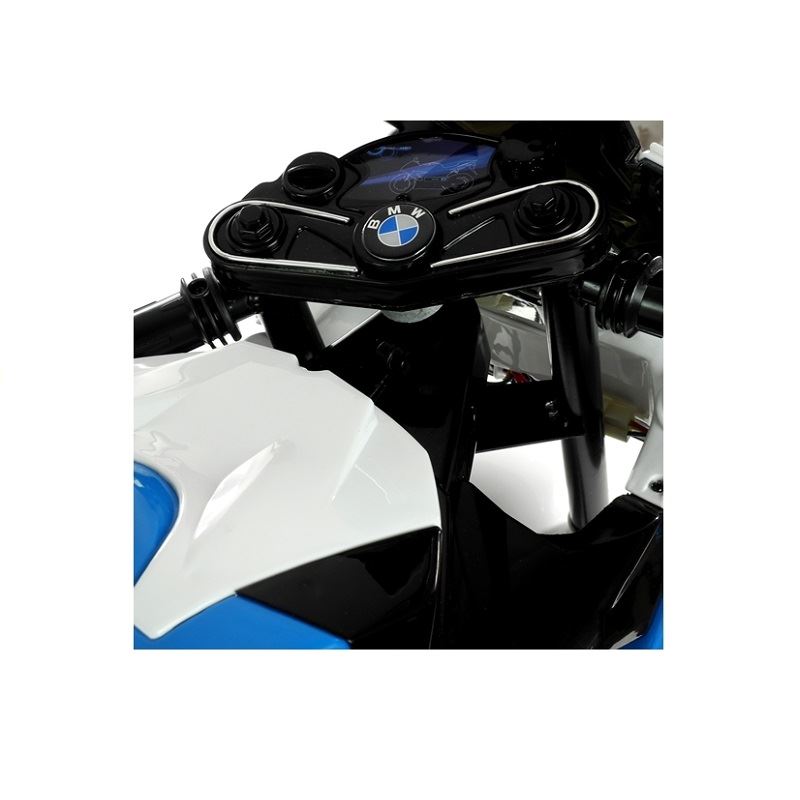 LT Elektrická motorka BMW S1000RR, 2x45W motor, modrá l1683
