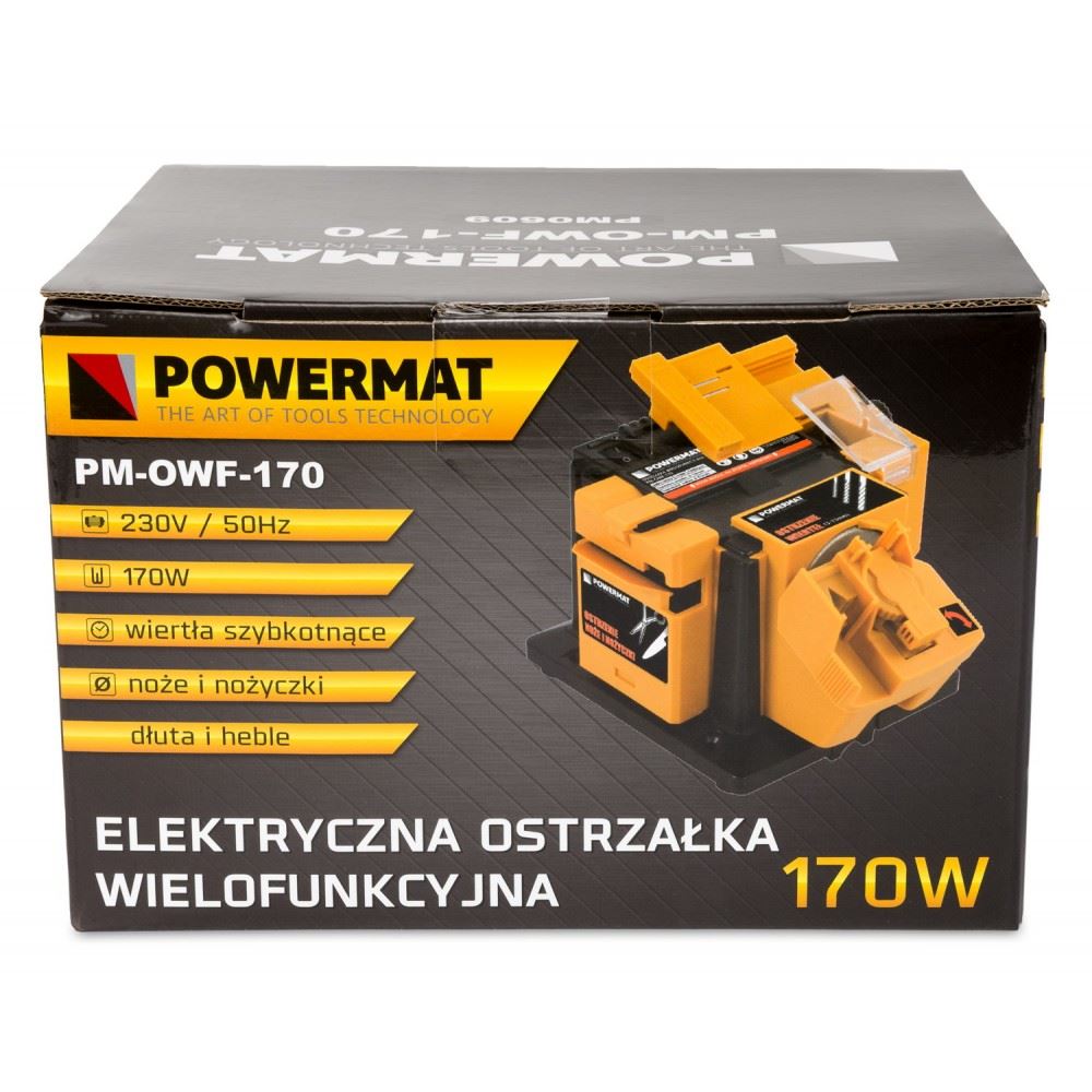 Univerzálna brúska / ostrička vrtákov PM-OWF-170 - POWERMAT
