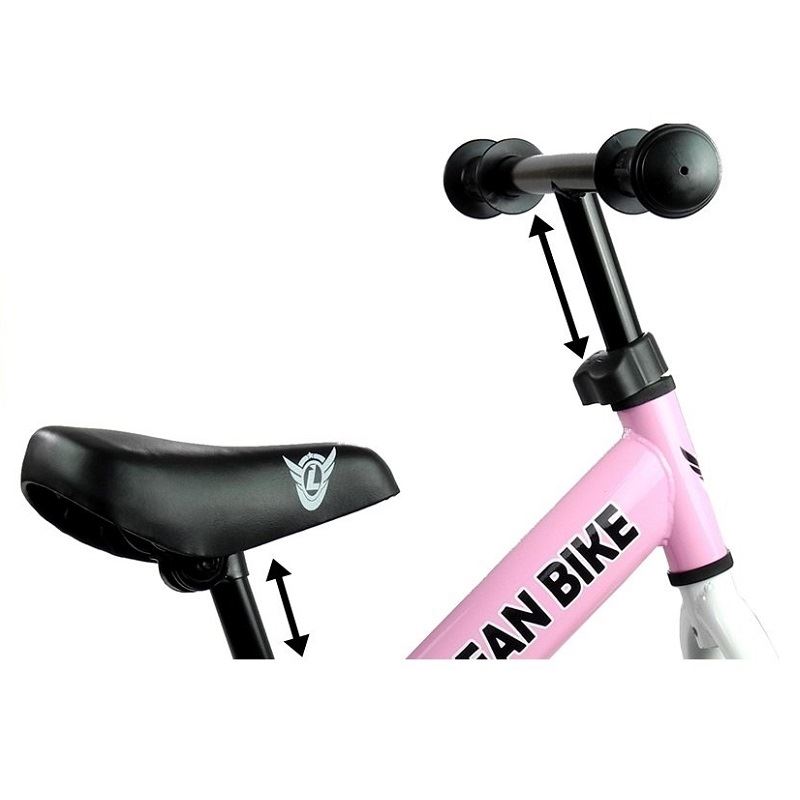 LeanToys Odrážadlo Levi 12" ružové l2609