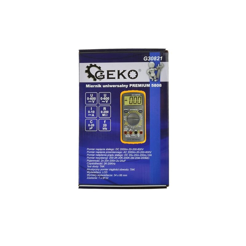 Elektrický multimeter Premium - GEKO G30821