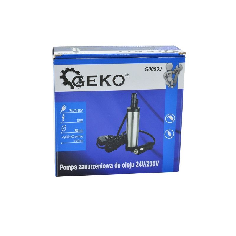 Ponorné čerpadlo na naftu 24V/230V 38mm - GEKO G00939