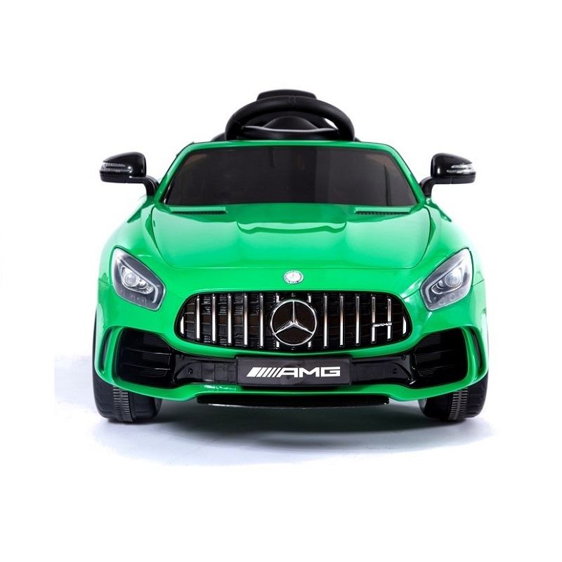 LeanToys l2881 Elektrické autíčko Mercedes-Benz GTR, 12V, 2,4 GHz dialkové ovládanie, otváravé dvere, zelená