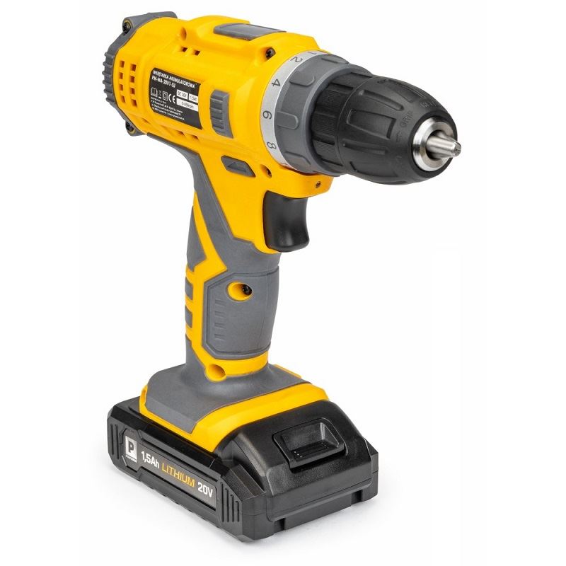 Aku vŕtací skrutkovač 20V PM-WA-20V1-SU - POWERMAT
