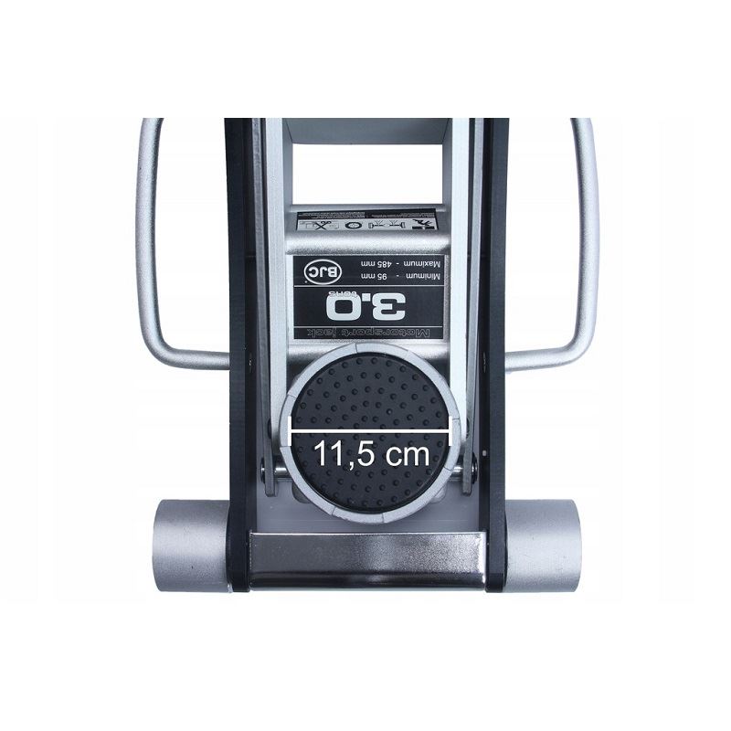 Pojazdný hydraulický zdvihák 3T 95-485mm Aluminium - MAR-POL M80232