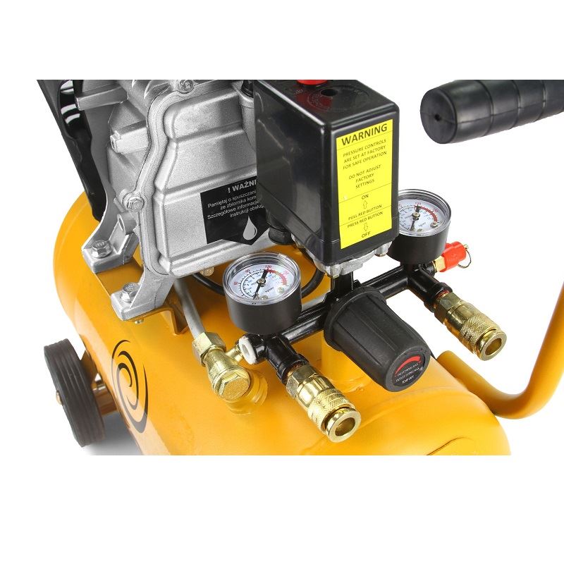 Olejový kompresor 24L 2HP - HURAGAN M88000N