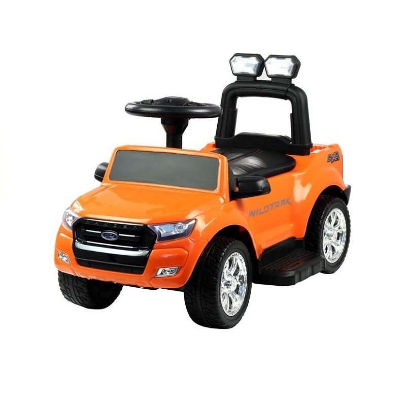 LeanToys Odrážadlo Ford Ranger so strieškou a chodítkom pre deti, oranžová l2490