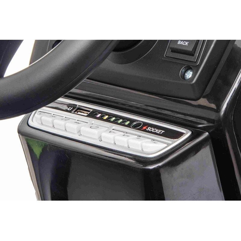 Elektrický Traktor POWER s vlečkou, červený, Pohon zadných kolies, 12V batéria
