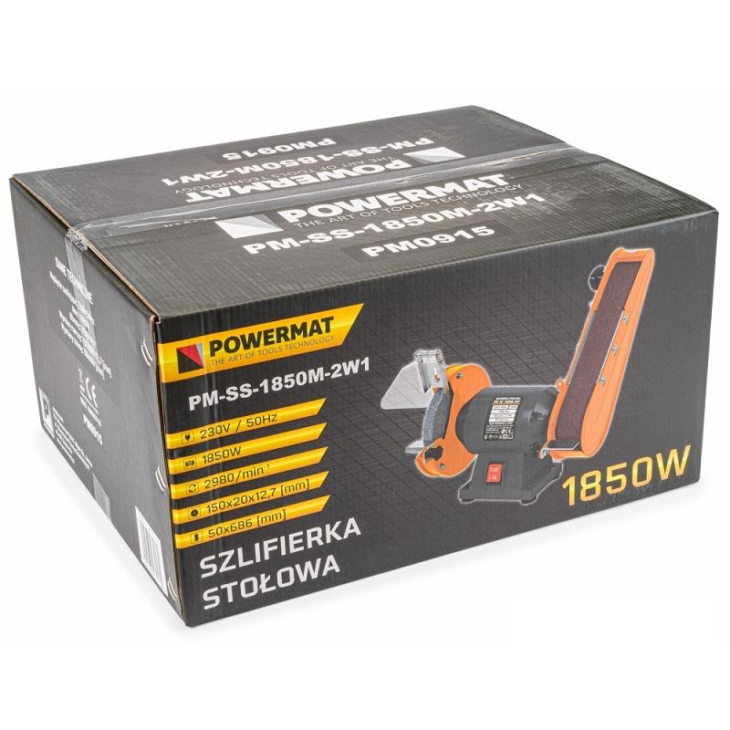 Pásová brúska 1850W PM-SS-1850M-2W1 - POWERMAT