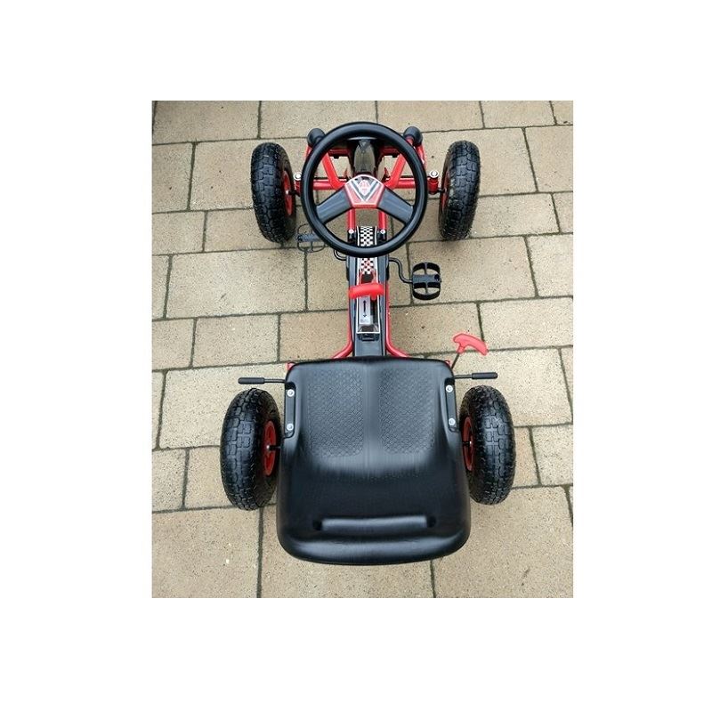 Joko Šľapacia motokára na pedály Formula s voľnobehom, nafukovacie kolesá, červená