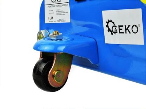 Pojazdný hydraulický zdvihák 2T, výška zdvihu 135 - 335mm GEKO G01069
