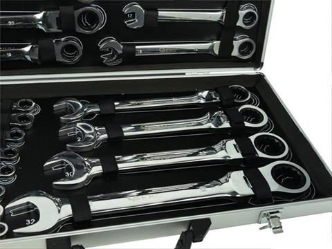 Sada ráčnových klíčů s kloubem, 22ks, 6-32mm - GEKO G10342