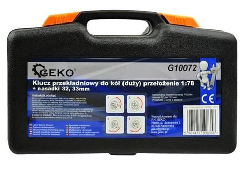 Kľúč na matice kolies 1:78(veľký) - GEKO G10072
