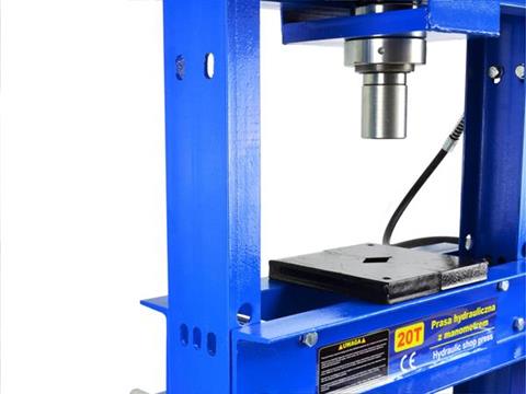 Hydraulický lis s tlakomerom 20T nožná pumpa - GEKO G02086
