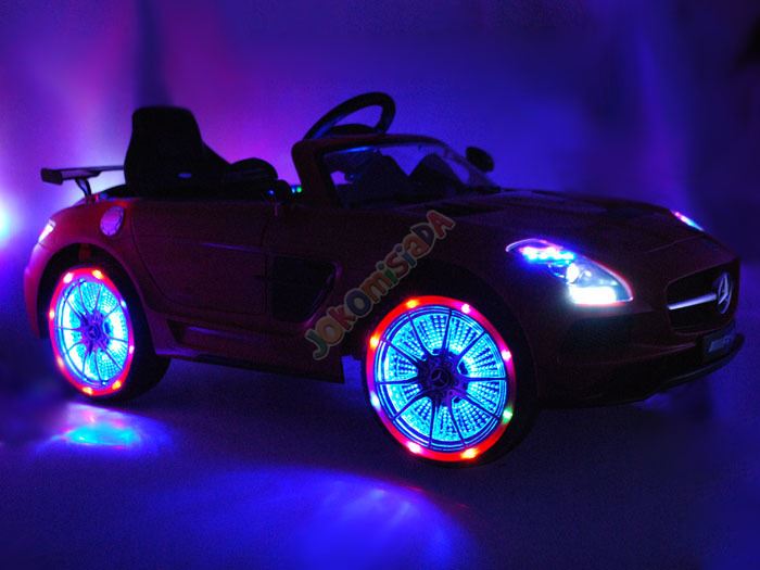 Joko Elektrické autíčko Mercedes SLS AMG, 3 rýchlosti, biele PA0105 BI